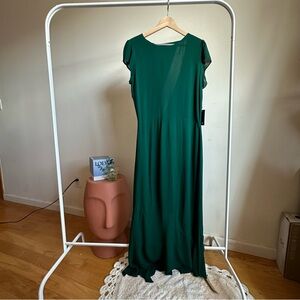 NWT Reformation | Emerald Green Maxi Dress | Size 10